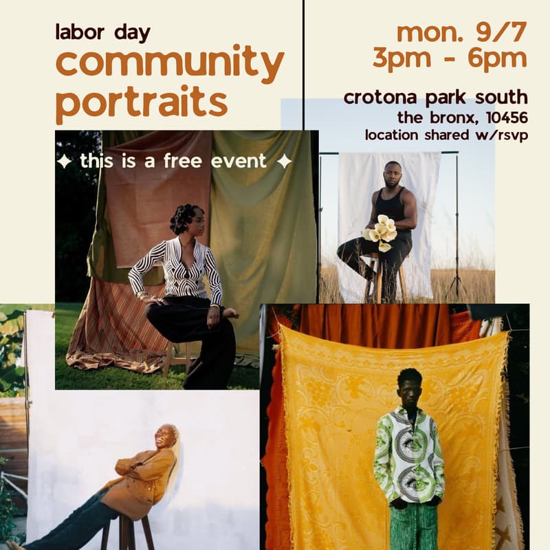 Cover Image for labor day community portraits 📸