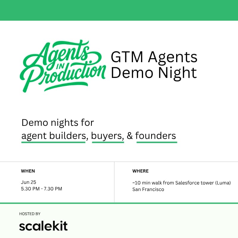 Cover Image for Agents in Production: GTM agents demo night