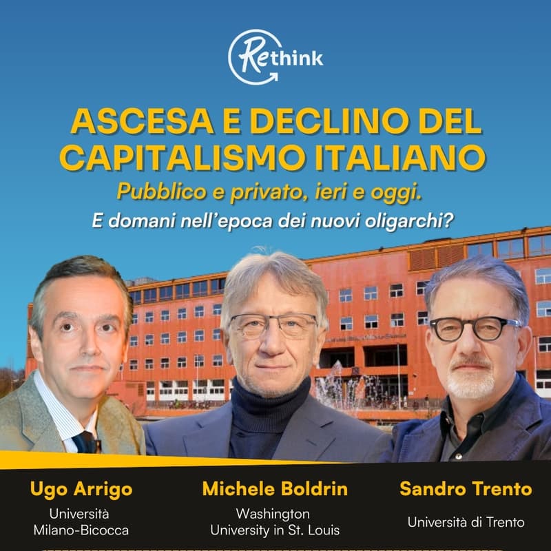 Cover Image for ReThink UniMiB - Ascesa e declino del capitalismo italiano
