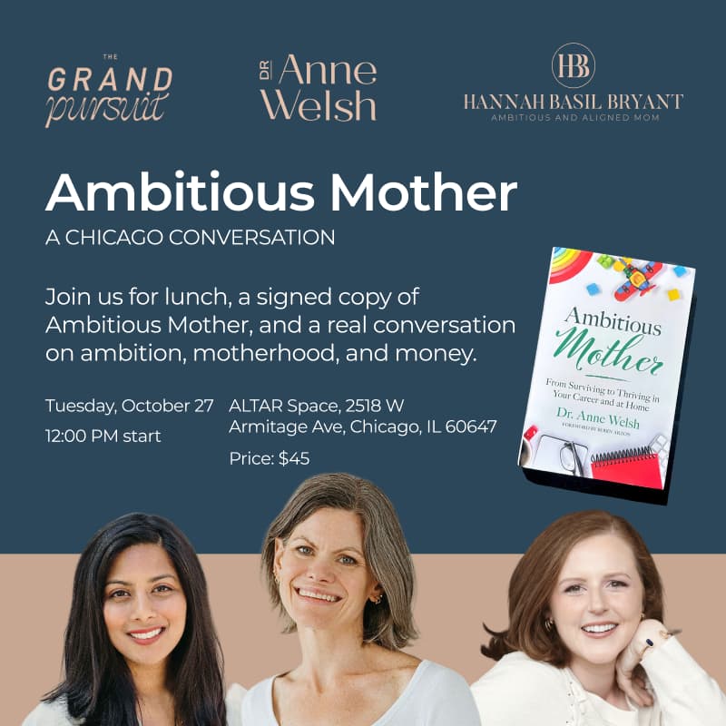 Cover Image for Ambitious Mother: A Chicago Lunch Conversation with Dr. Anne Welsh