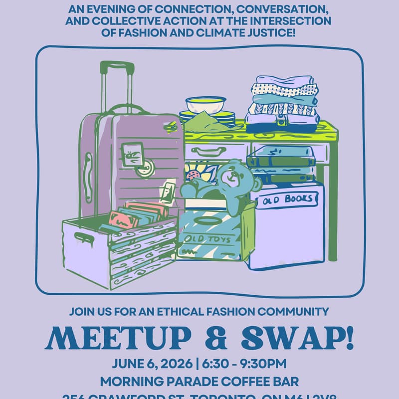 Cover Image for Toronto Ethical Fashion Community Meetup & Swap!