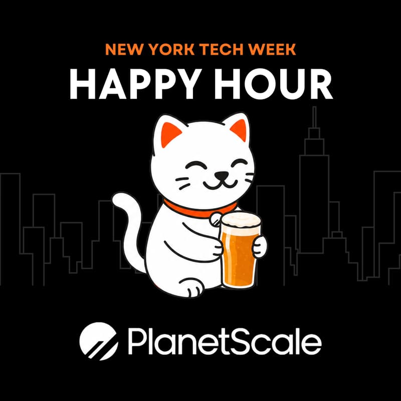Cover Image for PlanetScale NYC Happy Hour