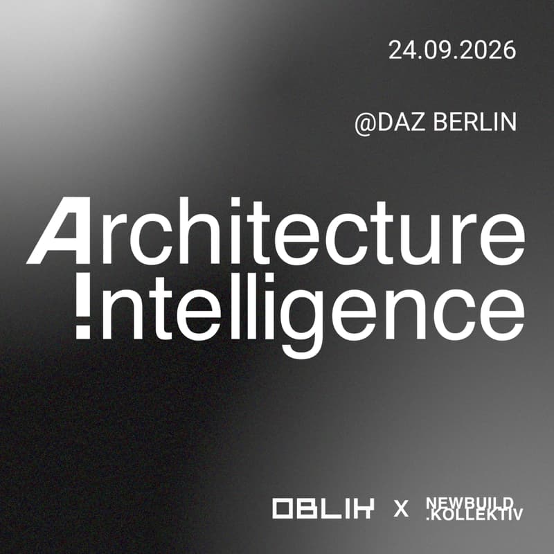 Cover Image for Architecture Intelligence 24 September Berlin