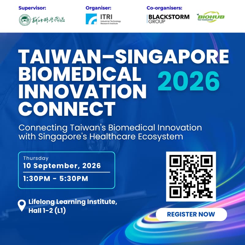 Cover Image for Taiwan–Singapore Biomedical Innovation Connect 2026