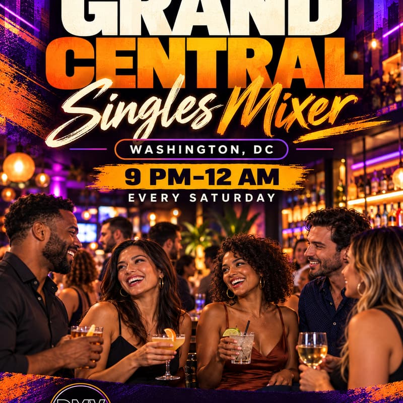 Cover Image for Saturday Grand Central Singles Mixer: DC