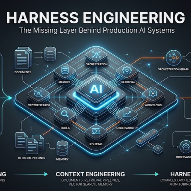 Cover Image for Harness Engineering using Microsoft Agent Framework
