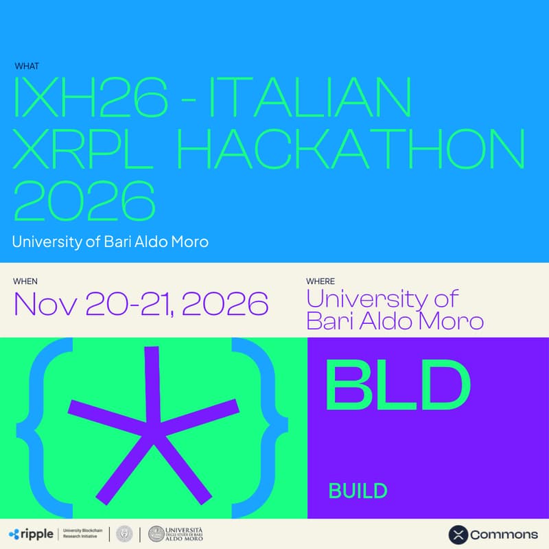 Cover Image for IXH26 Italian XRPL Hackathon