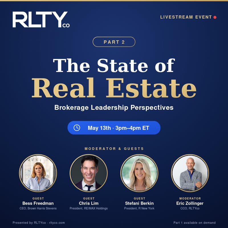 Cover Image for RLTYco Presents: The State of Real Estate - Brokerage Leadership Perspectives