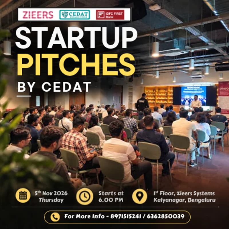 Cover Image for Startup Pitches by CEDAT