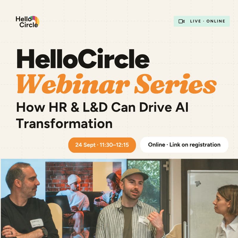 Cover Image for How HR & L&D Can Drive AI Transformation | Webinar