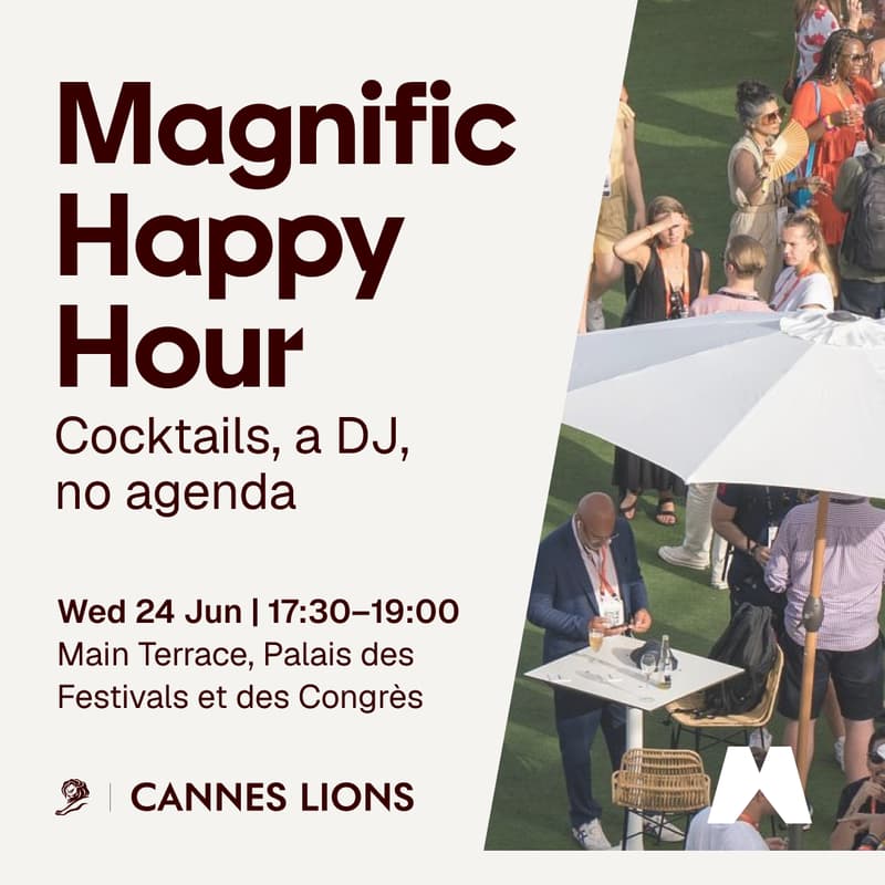 Cover Image for Cannes Lion Magnific Happy Hour