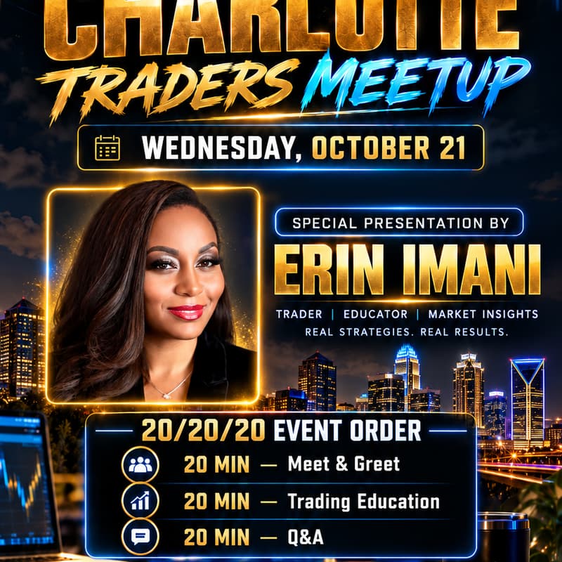 Cover Image for 🚀🔥 CHARLOTTE TRADERS MEETUP — WE’RE HEATING UP!