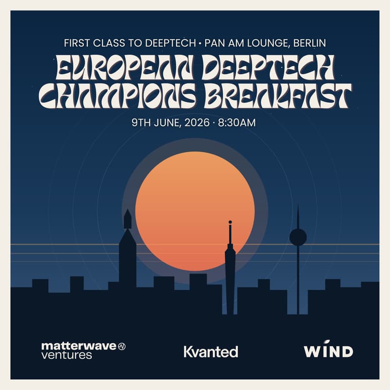 Cover Image for 🛫 LP/GPs Breakfast with Matterwave, Kvanted & Wind — SuperVenture 26' Side-Event