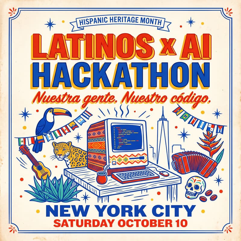 Cover Image for Latinos x AI Hackathon - NYC