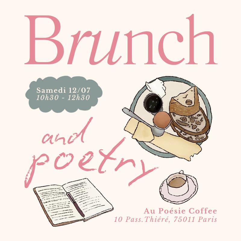 Cover Image for Atelier Brunch & Poetry