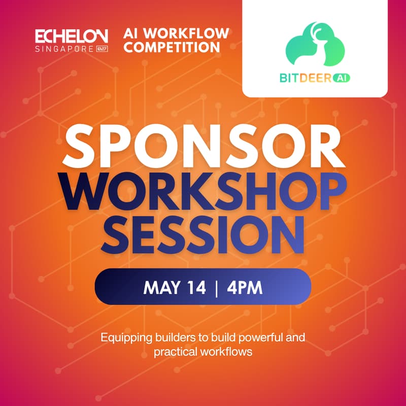 Cover Image for Bitdeer AI Workshop (AI Workflow Competition ECSG 2026)