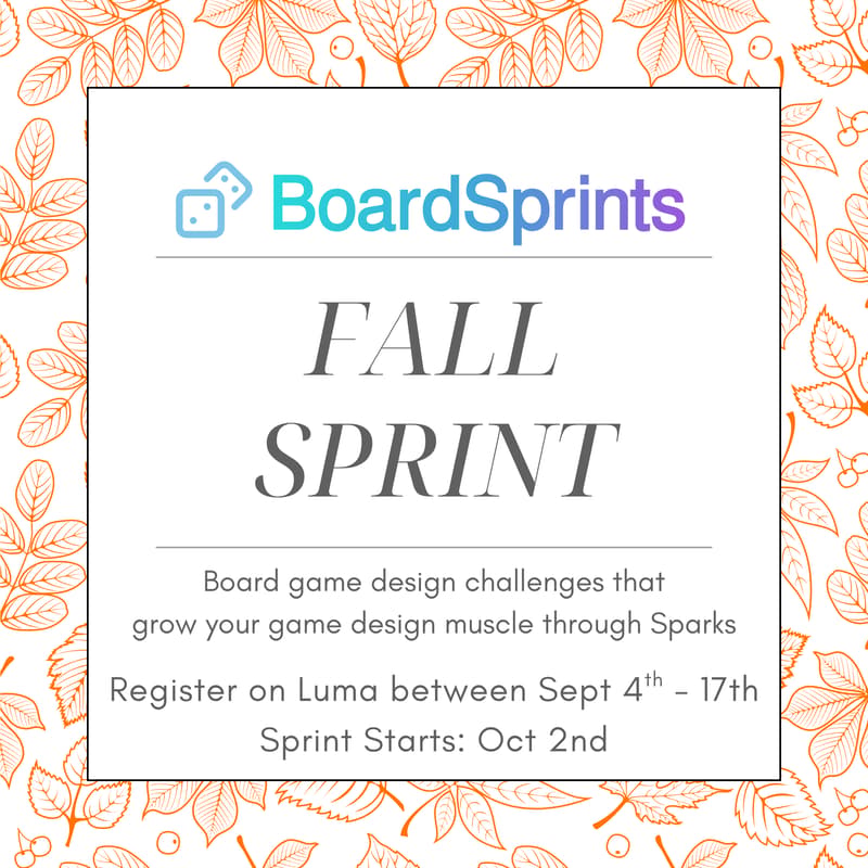 Cover Image for Fall Board Game Sprint! (BoardSprints)