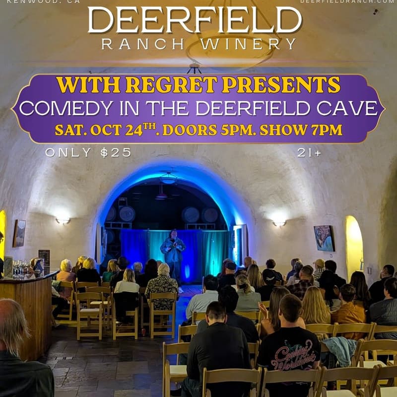 Cover Image for With Regret Presents: Comedy In The Deerfield Cave