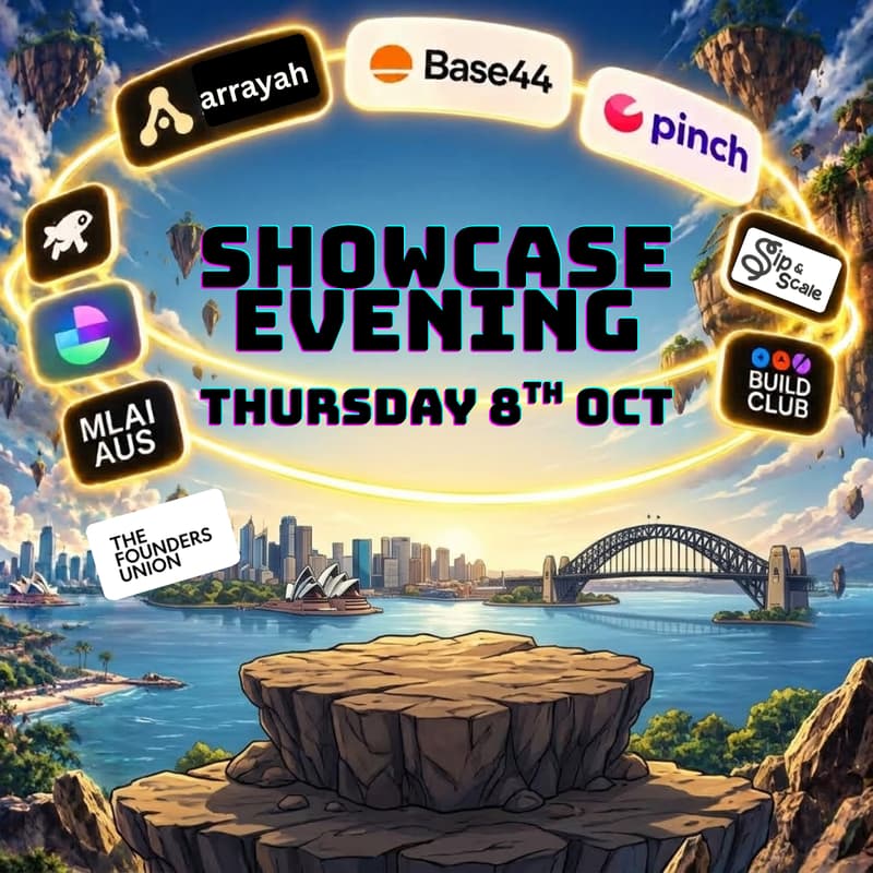 Cover Image for base44 hackerhouse. showcase day.
