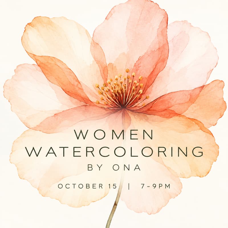 Cover Image for ONA: Women Watercolouring | Pluto Toronto
