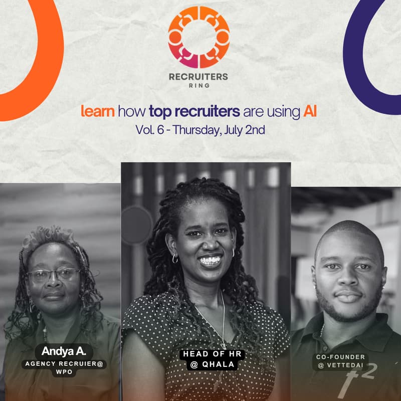 Cover Image for Recruiters Ring: Learn How Top Recruiters are Using AI (Vol. 6)