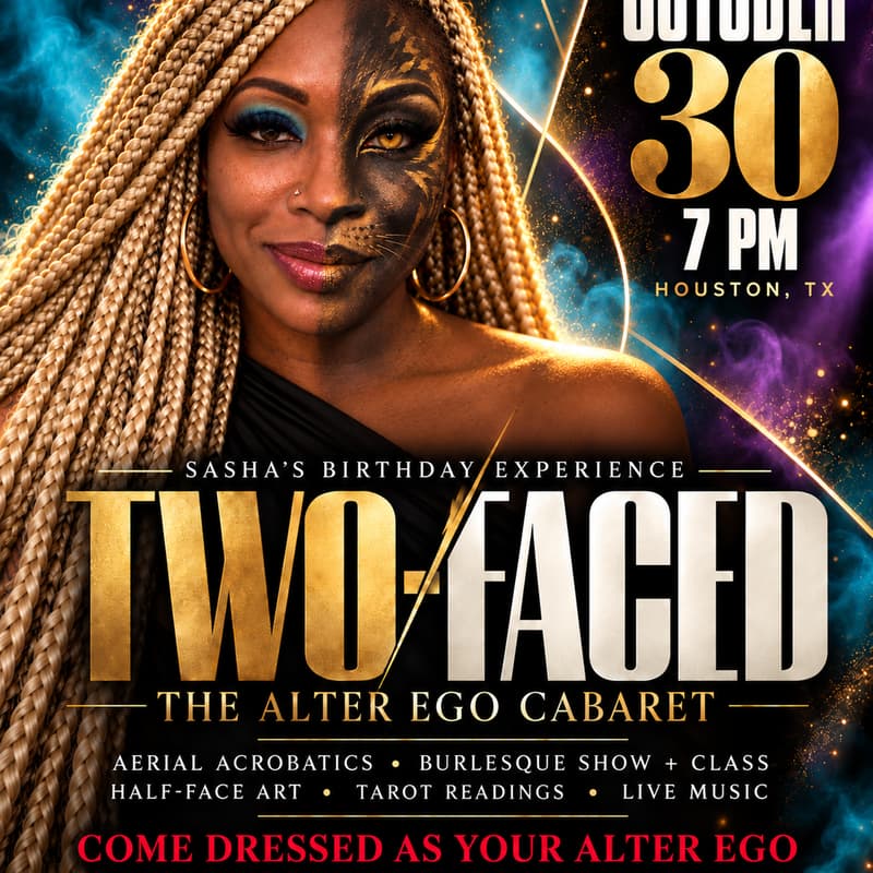 Cover Image for Sasha’s Two-Faced: The Alter Ego Cabaret