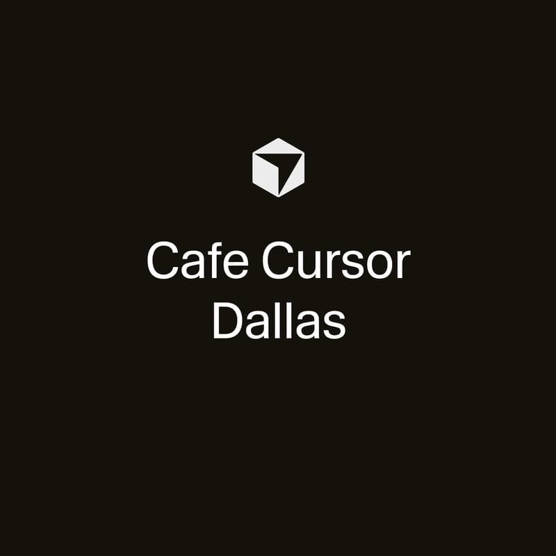 Cover Image for Cafe Cursor Dallas
