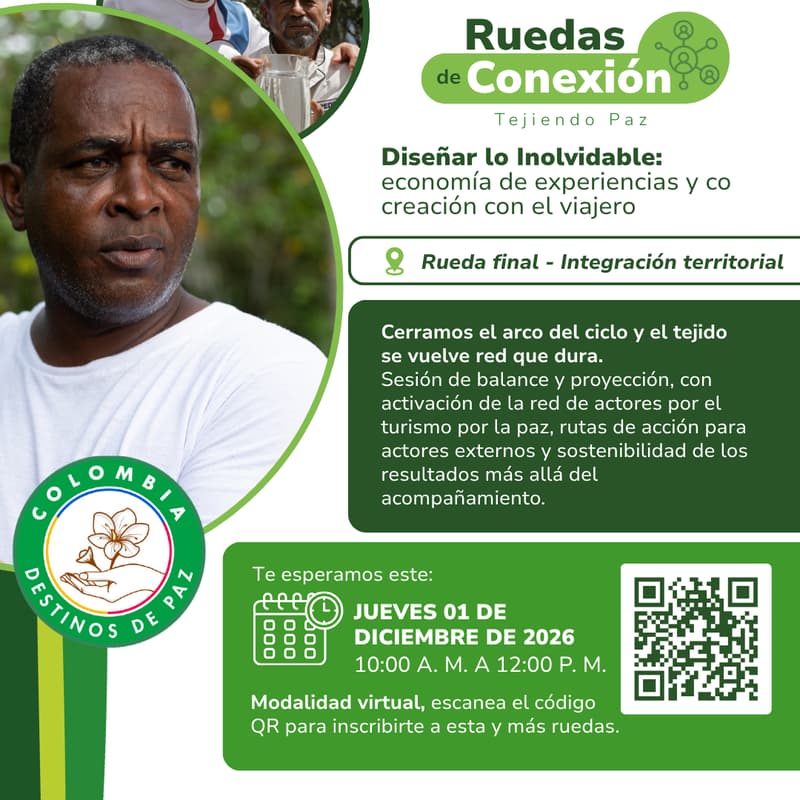 Cover Image for Entretejiendo Futuro: replicar, conectar y sostener la paz territorial Territorios de Conexión – Paz – Rueda final