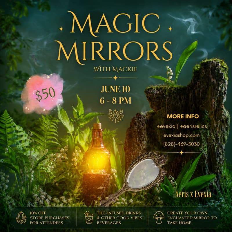 Cover Image for 🪞✨ Fairy Mirror Workshop with Mackie ✨🪞