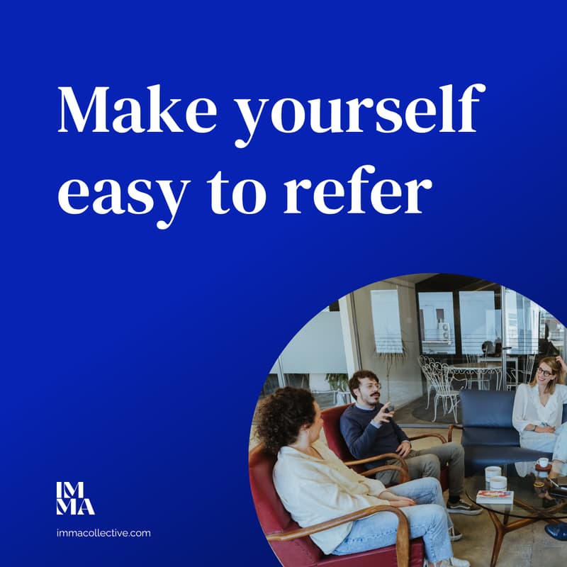 Cover Image for Make yourself easy to refer