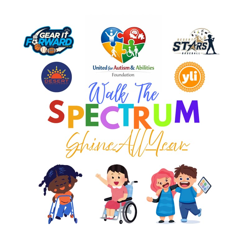 Cover Image for Walk the Spectrum, “SHINE ALL YEAR”- Autism & Abilities Walk 2026