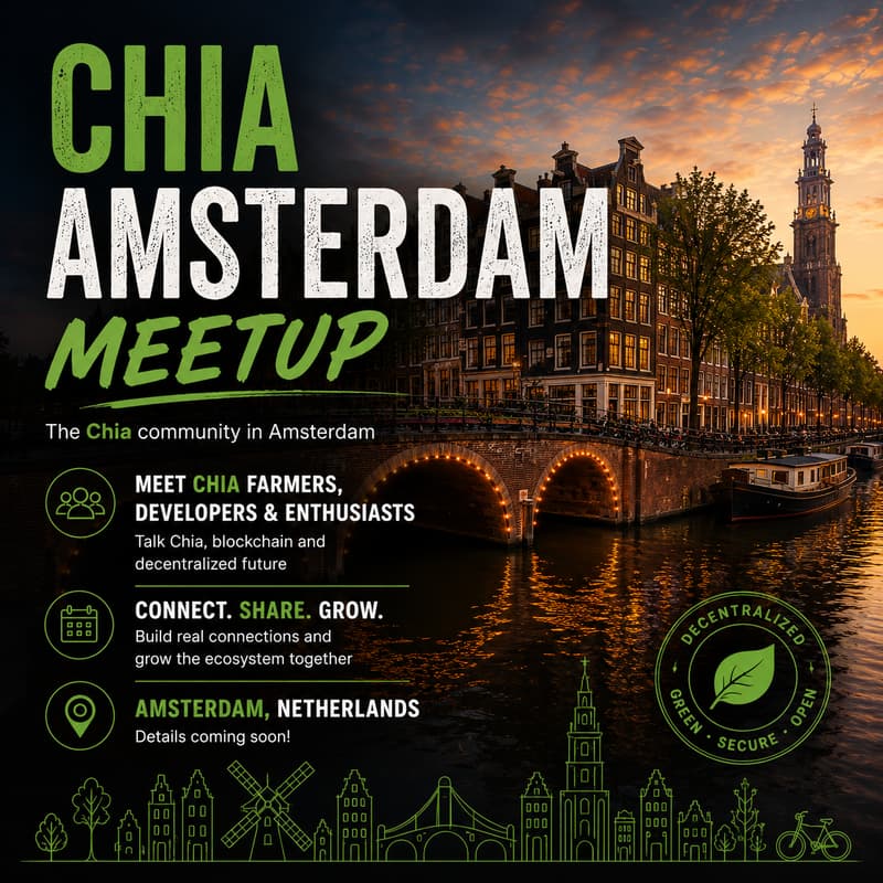 Cover Image for Chia Meetup | Amsterdam