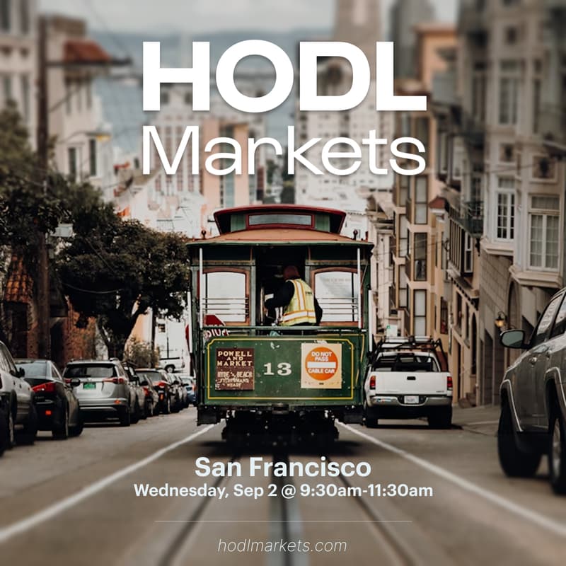 Cover Image for FinTech and Coffee with HODL - San Francisco