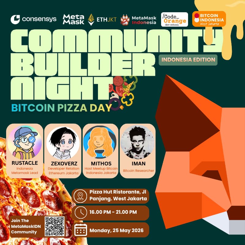 Cover Image for MetaMask Community Builder Night Jakarta, Indonesia Edition