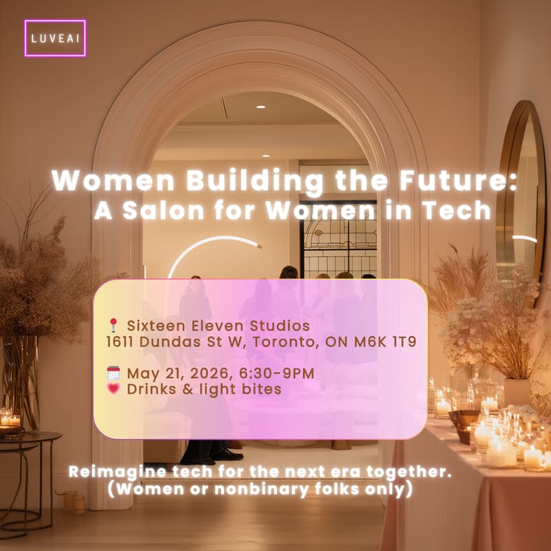 Cover Image for Women Building the Future: A salon for Women in Tech
