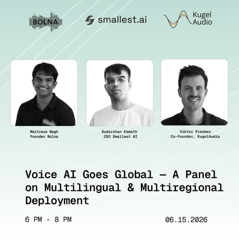 Cover Image for Voice AI Goes Global — A Panel on Multilingual & Multiregional Deployment
