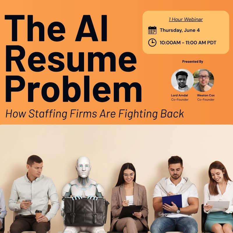 Cover Image for The AI Resume Problem: How Staffing Firms Are Fighting Back