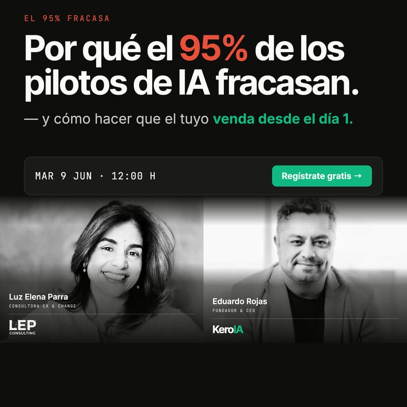 Por qué el 95% de los pilotos de IA fracasan · Luma