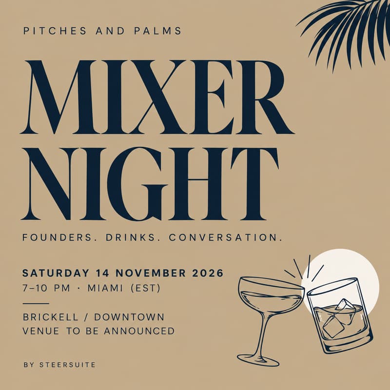 Cover Image for Mixer Night - Part of Pitches and Palms
