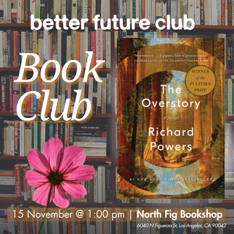 Cover Image for π Better Future Club Book Club November Meetup: The Overstory
