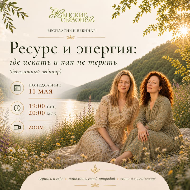 Cover Image for Ресурс и энергия: где искать и как не терять (бесплатный вебинар)