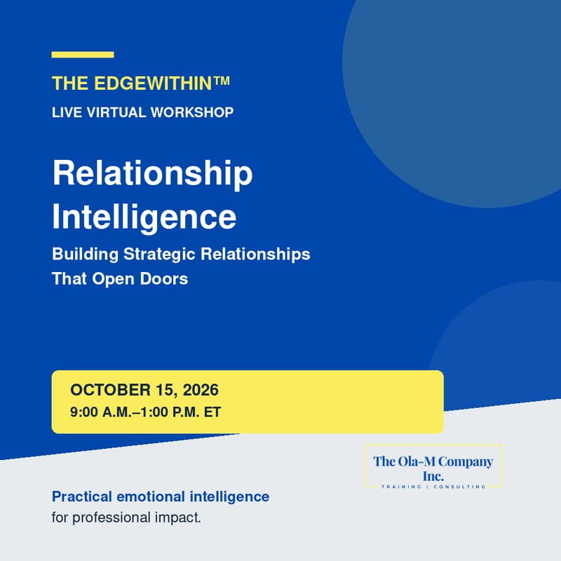 Cover Image for Relationship Intelligence: Building Strategic Relationships That Open Doors