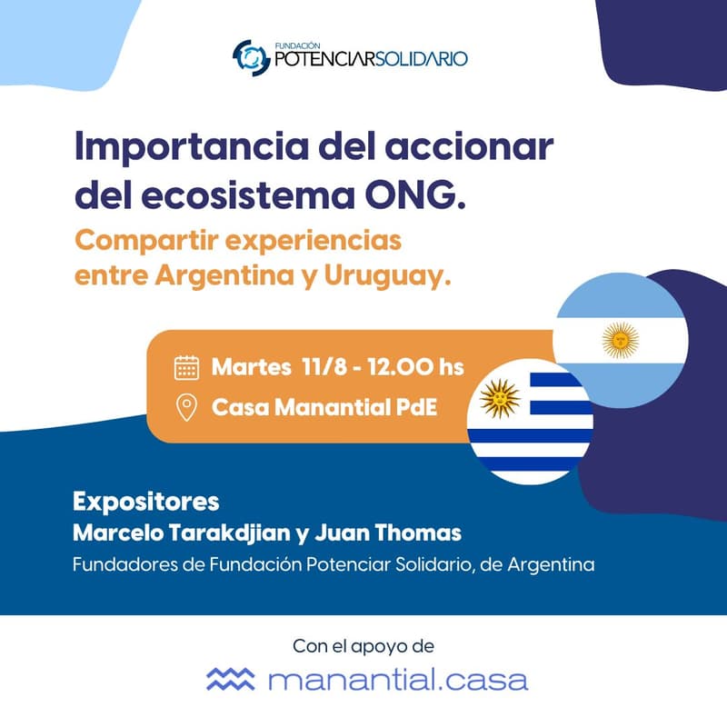Cover Image for "La importancia del accionar del ecosistema ONG" por Marcelo Tarakdjian y Juan Thomas de Fundación Potenciar Solidario