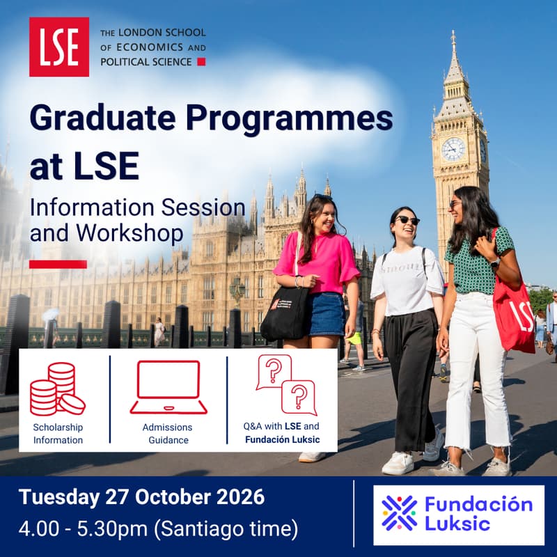 Cover Image for Building a Competitive Application for LSE Graduate Programmes - Online Information Session and Workshop 🇨🇱