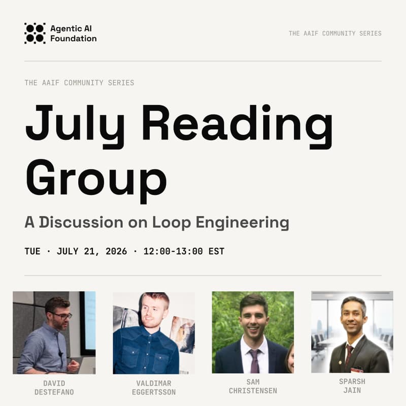 Cover Image for AAIF Reading Group: A Discussion on Loop Engineering