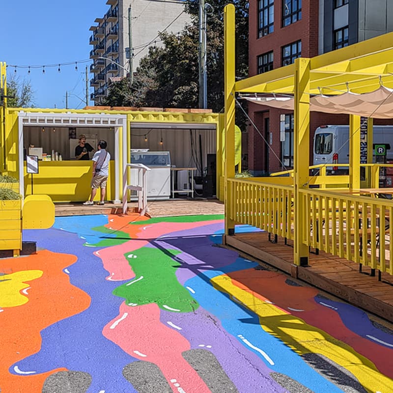 Cover Image for Outdoor Street Seats Gathering