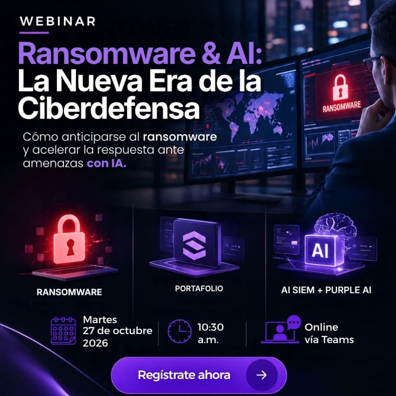 Cover Image for Webinar: Ransomware & AI - La Nueva Era de la Ciberdefensa