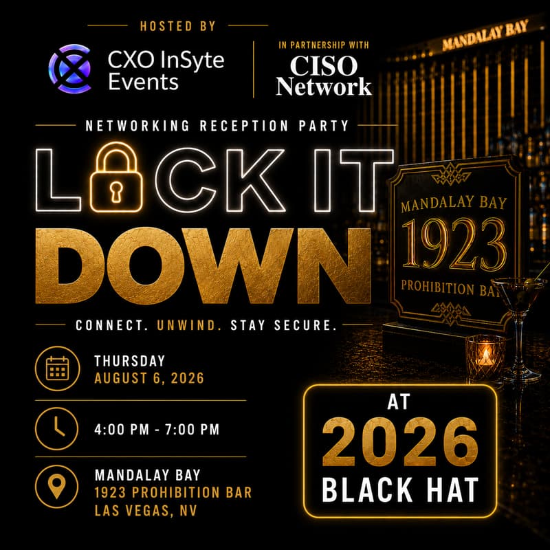 Cover Image for 2026 Black Hat "LOCK IT DOWN" Networking Reception Party @ 1923 Prohibition Bar