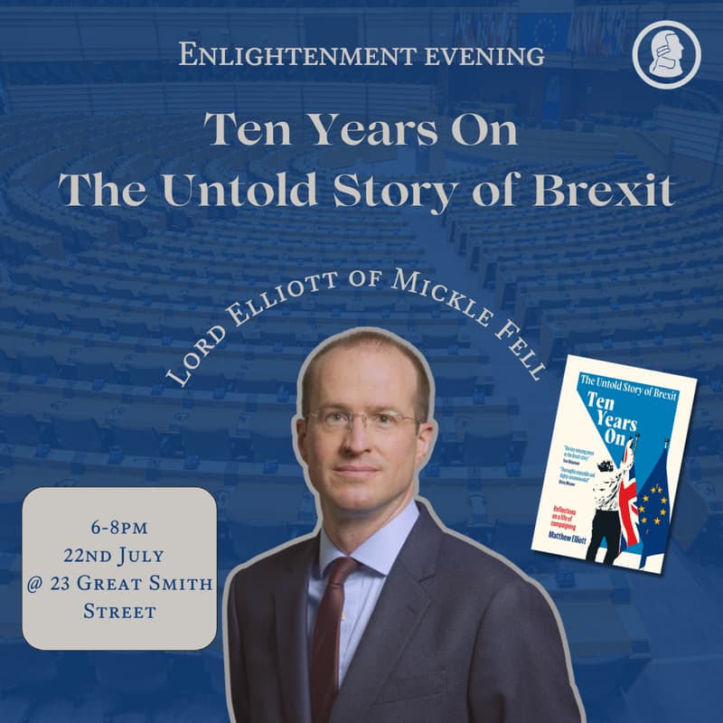 Cover Image for Enlightenment Evening: Ten Years On with Lord Elliott of Mickle Fell