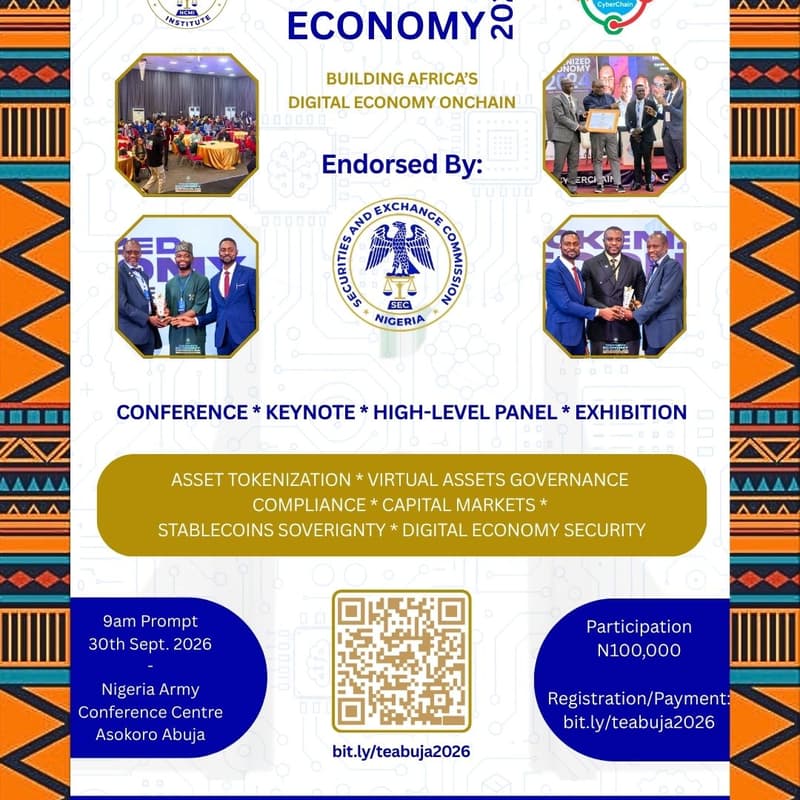 Cover Image for Tokenized Economy Abuja 2026